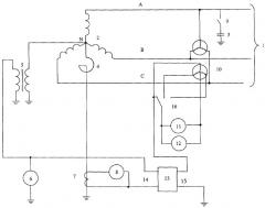 Способ определения максимального емкостного тока однофазного замыкания на землю в трехфазной кабельной электрической сети с заземляющим дугогасящим плавнорегулируемым реактором (патент 2262116)