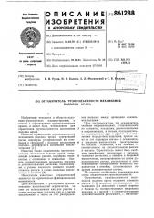 Ограничитель грузоподъемности механизмов подъема крана (патент 861288)