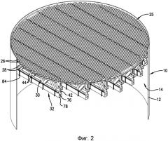 Устройство для сбора и распределения жидкости для колонны массопереноса и способ, включающий в себя такое устройство (патент 2559961)