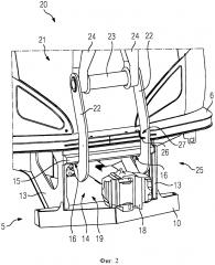 Подъемная система для установки на рельсы единицы подвижного состава (патент 2639850)