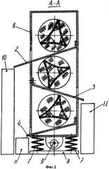 Вибрационный винтовой грохот (патент 2368433)