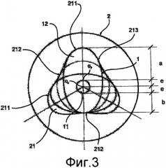 Ротационный двигатель, работающий на сжимаемой среде (патент 2468209)