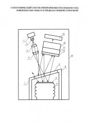 Голографический способ измерения высоты подъёма над поверхностью объекта в пределах земной атмосферы (патент 2615310)