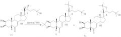 Способ получения 2,3-моноацетонида 20-гидроксиэкдизона (патент 2351604)