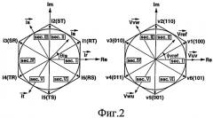 Способ управления входным/выходным режимом в устройстве прямого преобразования переменного тока в переменный ток (патент 2377711)