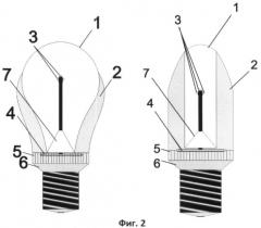 Способ изготовления светодиодной лампы (патент 2444677)