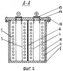 Проточный электроактиватор воды (патент 2329954)