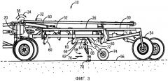Система привода рабочей рамы сельскохозяйственного орудия (патент 2566638)