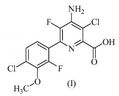 Гербицидные композиции, содержащие 4-амино-3-хлор-5-фтор-6-(4-хлор-2-фтор-3-метоксифенил)пиридин-2-карбоновую кислоту или ее производное и ингибитор протопорфириногеноксидазы (патент 2632860)
