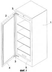 Холодильный аппарат с пластмассовой фронтальной рамкой (патент 2401402)