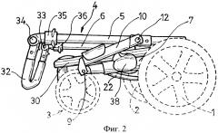 Складной каркас для детской коляски (патент 2397903)