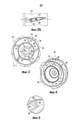 Опора подшипника для горячей части турбовального двигателя и турбовальный двигатель (патент 2615888)