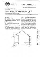 Помещение для содержания кроликов (патент 1739921)