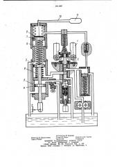 Центробежный регулятор частоты вращения коленчатого вала двигателя внутреннего сгорания с датчиком температуры блока (патент 1011881)