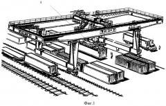 Крановые весы для взвешивания крупнотоннажных контейнеров (патент 2406680)