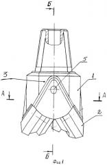 Буровое шарошечное долото (патент 2284403)