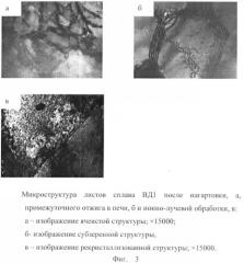 Способ получения листового проката из алюминиевых сплавов (патент 2363755)