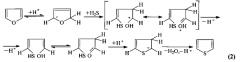 Каталитический способ получения тиофена и 2-тиофентиола (патент 2564675)