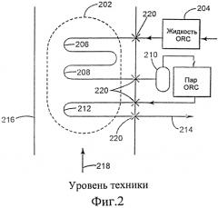 Система прямого испарения и способ для систем с циклом ренкина на органическом теплоносителе (патент 2561221)