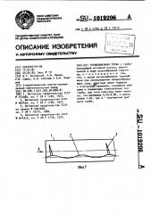 Теплообменная труба (патент 1019206)