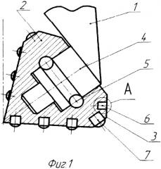 Буровое шарошечное долото (патент 2387787)