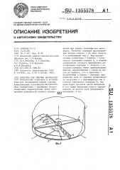 Питатель для сыпучих материалов (патент 1355578)