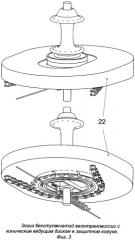 Бесступенчатая велотрансмиссия (патент 2492097)