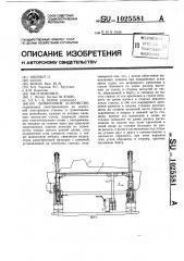 Шлюпочное устройство (патент 1025581)