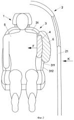 Устройство автомобильного сиденья и устройство газового мешка для автомобиля, а также метод защиты пассажира автомобиля (патент 2463181)