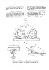 Противоугонный рельсовый захват (патент 594016)