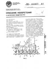 Машина для уборки ботвы (патент 1313377)