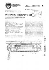 Магнитофрикционный привод конвейера (патент 1063734)