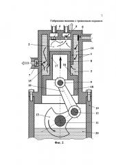 Гибридная машина с тронковым поршнем (патент 2644424)