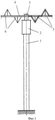 Горизонтально-турбинный ветрогенератор (патент 2453727)
