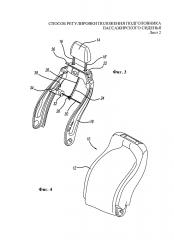 Способ регулировки положения подголовника пассажирского сиденья (патент 2641948)