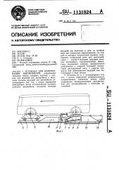 Эстакада для вывешивания автомобилей (патент 1131824)