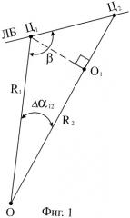 Способ определения наклонной дальности до движущейся цели по минимальному числу пеленгов (патент 2406098)