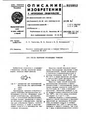 Способ получения производных триазола (патент 925952)