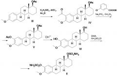 Рацемический 2,17аβ-дисульфамоилокси-3-метокси-d-гомо-8α-эстра-1,3,5(10)-триен в качестве ингибитора пролиферации опухолевых клеток mcf-7 (патент 2629186)