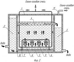 Контактный резервуар для обработки воды озоном (варианты ) (патент 2516497)
