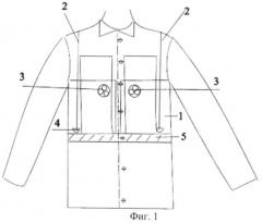 Одежда спасателей, действующих в условиях рентгеновского излучения и низких температур (патент 2525858)