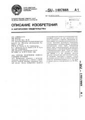 Способ получения износостойких отливок (патент 1407668)