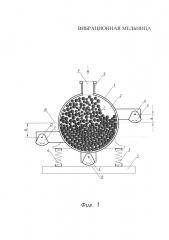 Вибрационная мельница (патент 2637215)