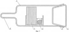 Конструкция кварцевой ампулы для диффузии легирующих примесей в кремний (диффузии мышьяка) с встроенным приспособлением для управления скоростью последиффузионного охлаждения кремниевых р-п-структур (патент 2522786)
