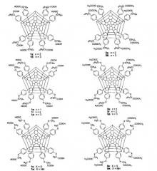 Водорастворимые арилированные производные фуллерена с70 и способ их получения (патент 2477267)