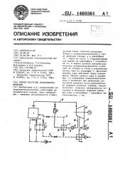 Способ разгрузки теплоэлектроцентрали (патент 1460361)