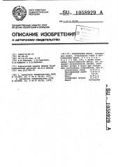 Огнеупорная масса (патент 1058929)
