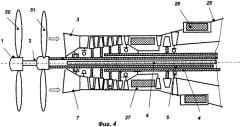 Атомный турбовинтовой газотурбинный двигатель (патент 2425243)