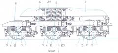 Буксовое рессорное подвешивание железнодорожного транспортного средства (варианты) (патент 2318691)