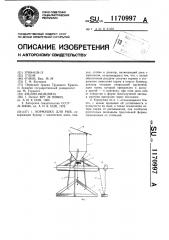 Кормушка для рыб (патент 1170997)